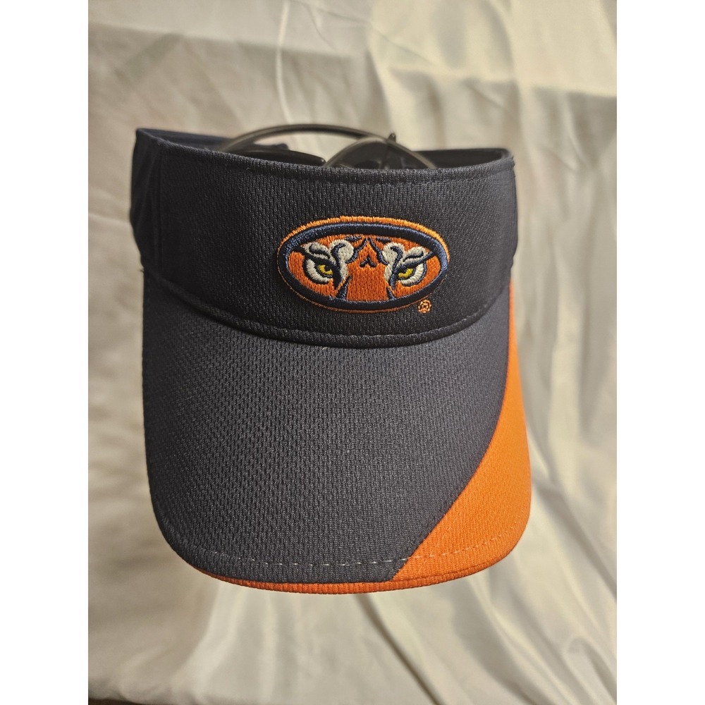 Auburn Tigers NCAA Visor Hat OC Sports Navy Orange Embroidered Adjustable‎ NWT